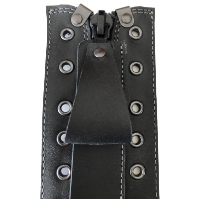ZEMAN 412 covered zipper for fire and rescue shoes
