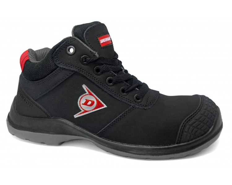 Wysokie buty robocze i ochronne Dunlop FIRST ONE ADV EVO czarno-szare