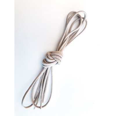 Lacets ronds épais, finition hydrophobe, couleur désert