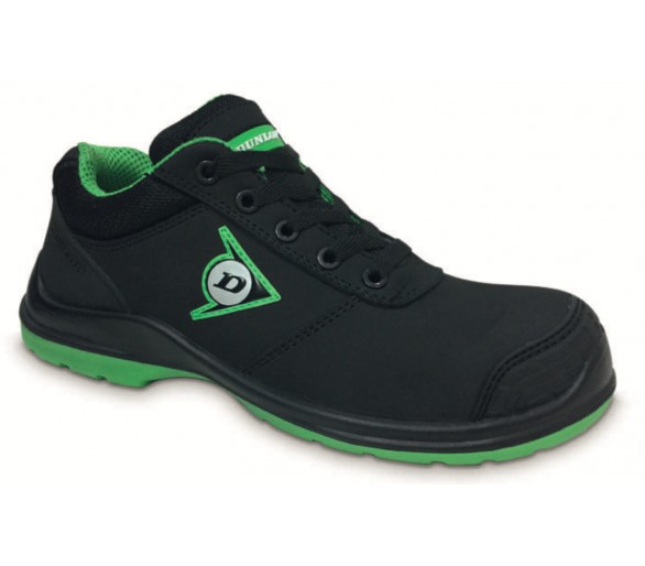 Dunlop FIRST ONE ADV Low PU-PU S3 - obuwie robocze i ochronne czarno-zielone