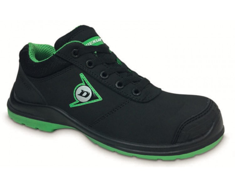 Dunlop FIRST ONE ADV Low PU-PU S3 - рабочая и защитная обувь черно-зеленый