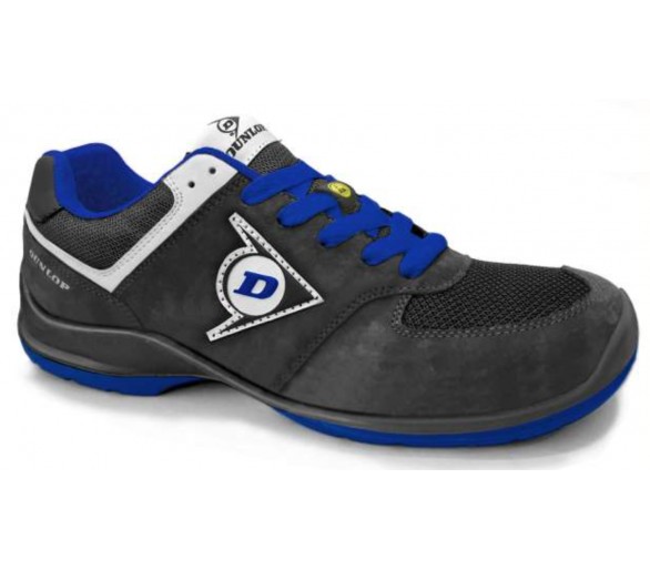Dunlop FLYING SWORD PU-PU ESD S3 - fekete-kék munka- és biztonsági cipő