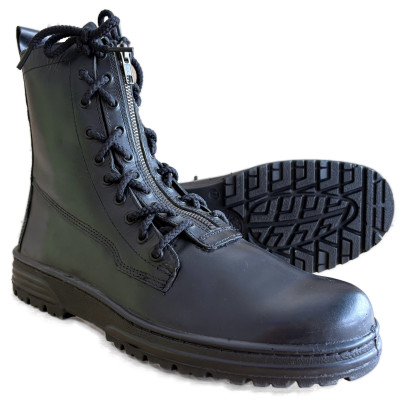 ZZM-7190 Höher über dem Knöchelstiefel mit Schnürverschluss und Reißverschluss