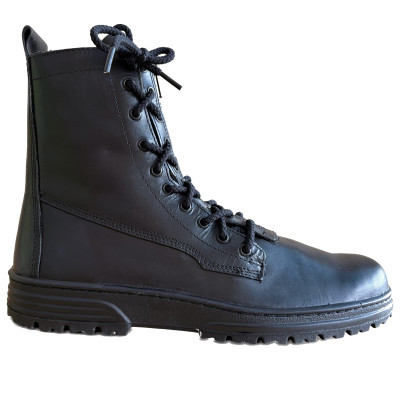 ZZM-7190 Höher über dem Knöchelstiefel mit Schnürverschluss und Reißverschluss