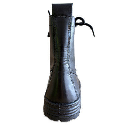 ZZM-7190 Higher above the ankle service boots with lacing closure and zipper