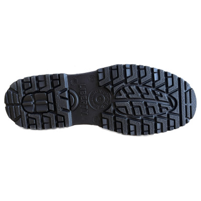 ZZM-7190 Bottes de service plus hautes au-dessus de la cheville avec fermeture à laçage et fermeture éclair