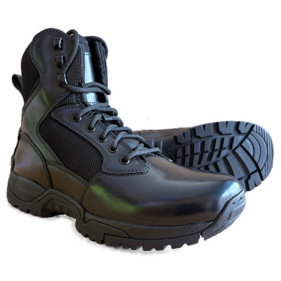 ZZM-13014 Militär- und Dienststiefel schwarz mit Reißverschluss